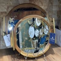 Plateau en bois miroir