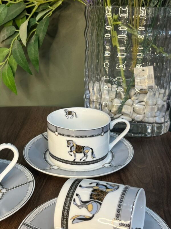 Tasse a café Hermès  gris