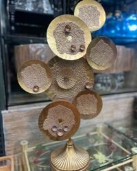 Décoration a poser doré en métal